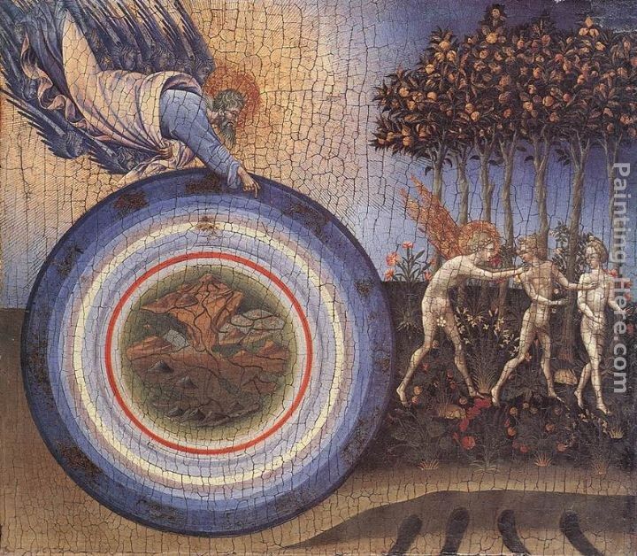 Giovanni di Paolo The Creation and the Expulsion from the Paradise